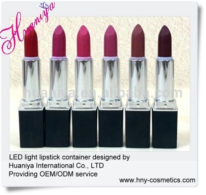 custom color led lipstick with mirror